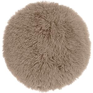 Okrúhly dekoračný vankúšik MATS 40 cm, taupe