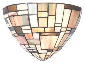Nástenná lampa Tiffany Frontier - 30 * 16 * 18 cm / E14 / 40W - Clayre & Eef