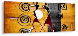 Obraz - Staroveká maľba (120x50 cm)