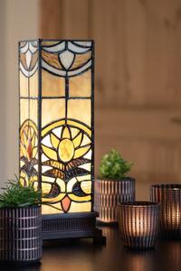 Stolná lampa Tiffany Fleur - 12 * 35 cm 1x E14 / Max 40W - Clayre & Eef
