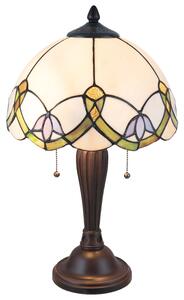 Stolná lampa Tiffany Adabelle - Ø 30 * 50 cm / E27 / max 2 * 40W - Clayre & Eef
