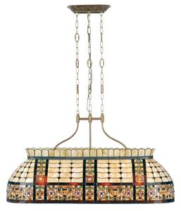 Závěsné světlo Tiffany - 115*34*141 cm 4x E27 / Max 60W - Clayre & Eef