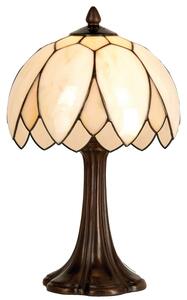 Stolná lampa Tiffany Pivoine - Ø 25 * 42 cm 1x E14 / max 60W - Clayre & Eef