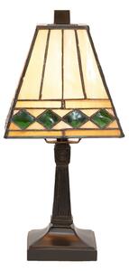 Stolná lampa Tiffany Pyramid - Ø 20*30 cm - Clayre & Eef