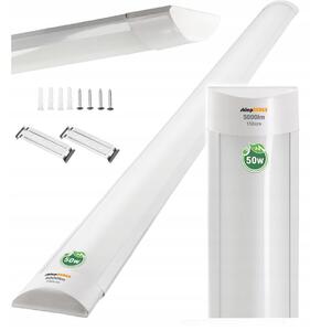 BERGE Prisadená LED lampa 150cm - 50W - 5000lm - IP20 - 4500K