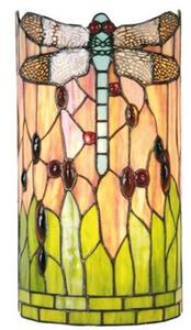 Nástenná lampa Tiffany Dragonfly - 20 * 11 * 36 cm 2x E14 / Max 40W - Clayre & Eef