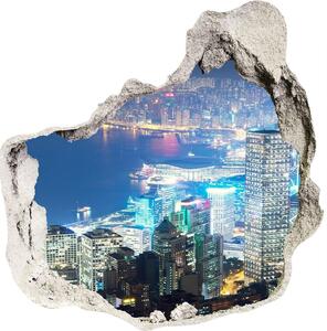 Diera 3D fototapety nástenná Hong kong v noci