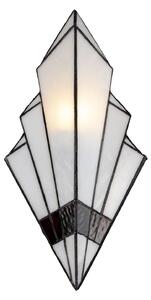 Nástenná lampa Tiffany Trinagl - 23 * 13 * 43 cm E27 / max 1 * 40W - Clayre & Eef