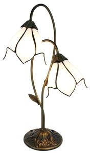 Nástěnná lampa Tiffany Brown 35*18*61 cm E14/max 2*25W - 35*18*61 cm E14/max 2*25W - Clayre & Eef