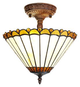Stropné svietidlo lampa Tiffany Elegant - Ø 29*30 cm E14/max 2*25W - Clayre & Eef