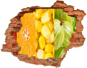 Foto fotografie diera na stenu Ovocie a zelenina