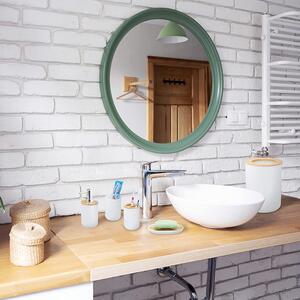 ViaDomo Via Domo - Sada kúpeľňových doplnkov Aurora - biela/prírodná - sada 6 ks