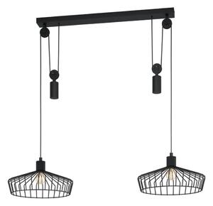 Eglo 43438 - Luster na lankách WINKWORTH 2xE27/40W/230V