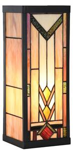 Nástenná lampa tiffany Yves III - 14*16*40 cm E27/max 1*100W - Clayre & Eef