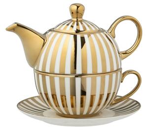 Tea for One s Luskáčikmi Chris Nutc v darčekovej krabičke - 16*14*13 cm / 420 ml - J-Line by Jolipa