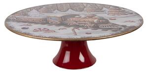 Cake Stand ? 29x10 Cm White Plastic - ? 29*10 cm - Clayre & Eef