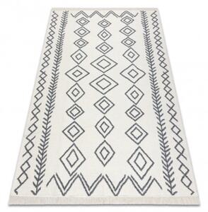 Koberec TWIN 23000 Boho, romby antracit / krém