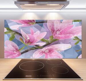 Panel do kuchyne Ružová magnólia