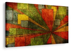 Obraz geometrické abstrakcie (90x60 cm)