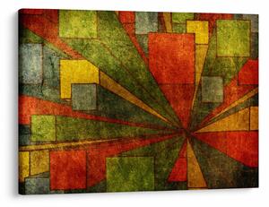 Obraz geometrické abstrakcie (70x50 cm)