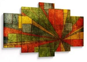 Obraz geometrické abstrakcie (150x105 cm)