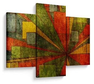 Obraz geometrické abstrakcie (90x60 cm)