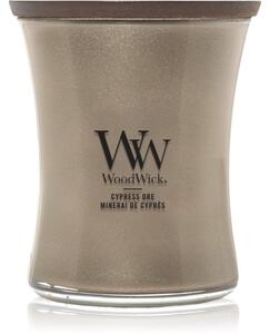 Woodwick Precious Metals Cypress Ore vonná sviečka 275 g