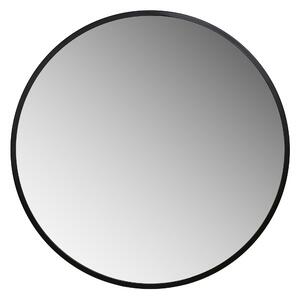 ViaDomo Via Domo - Zrkadlo v kovovom ráme Dolce - čierna - 50x50 cm