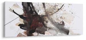 Obraz abstraktné maľby (120x50 cm)