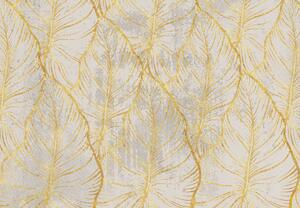Fototapeta - Zlaté listy, svetlé (147x102 cm)