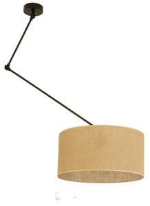 LED nastaviteľný luster na tyči GORTA 1xE27/60W/230V juta