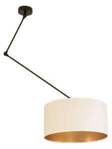 LED nastaviteľný luster na tyči GORTA 1xE27/60W/230V biela/zlatá