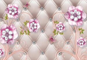 Fototapeta - Diamantové kvety (147x102 cm)