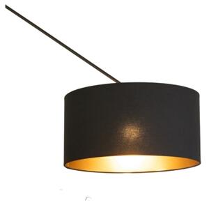 LED Nastaviteľný luster na tyči GORTA 1xE27/60W/230V čierna/zlatá