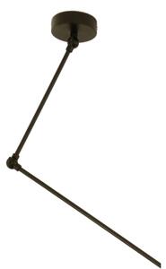 LED Nastaviteľný luster na tyči GORTA 1xE27/60W/230V čierna/zlatá