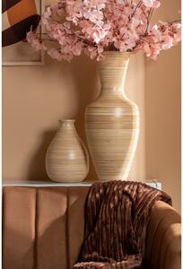 Bambusová vysoká váza v prírodnej farbe Neto - PT LIVING