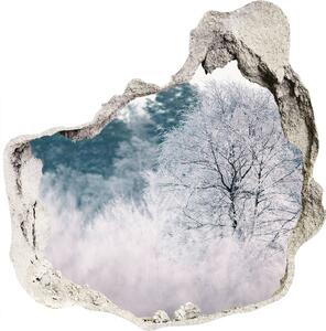 Diera 3D fototapety nálepka Stromy v zime nd-p-142936706