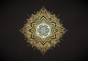 Fototapeta - Mandala bohatstvo (147x102 cm)