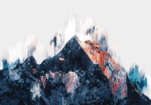Fototapeta - Abstraktná hora (147x102 cm)