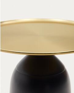 Kovový okrúhly odkladací stolík ø 52 cm Liuva – Kave Home