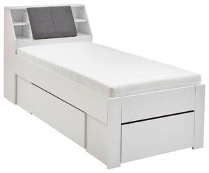 POSTEĽ S ÚLOŽNÝM PRIESTOROM, 90/200 cm biela Carryhome - Online Only spálne, Online Only