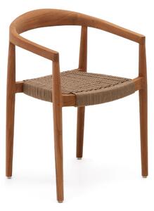 Jedálenská stolička v prírodnej farbe v súprave 4 ks Ydalia – Kave Home