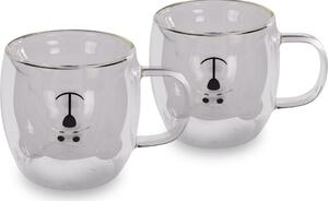 Lamart LT9125 2-dielna sada pohárov Bear Vaso, 250 ml, číra