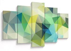 Obraz geometrické abstrakcie (150x105 cm)