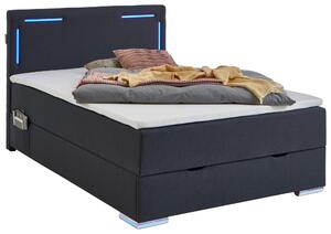 BOXSPRINGOVÁ POSTEĽ, 140/200 cm antracitová Xora - Postele, Online Only