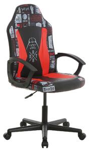 HERNÁ STOLIČKA, vzhľad kože, červená, čierna Star Wars - Online Only kancelárie, Online Only
