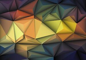Fototapeta - Polygonálna 3D abstrakcia (147x102 cm)