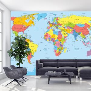 Fototapeta - Mapa sveta (147x102 cm)