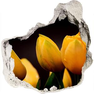 Samolepiaca nálepka betón Žlté tulipány nd-p-64836622