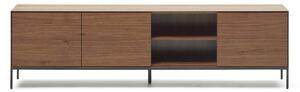 TV stolík v dekore orecha v prírodnej farbe 195x55 cm Vedrana – Kave Home